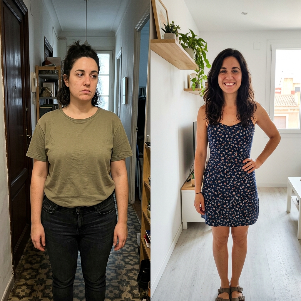 Julia García Antes y Después